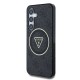 Husa Guess IML 4G Glitter Triangle Logo MagSafe pentru Samsung Galaxy S25+, Neagra (Bakr, GUHMS25MHG4PRTGK) by www.silkase.ro
