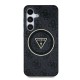 Husa Guess IML 4G Glitter Triangle Logo MagSafe pentru Samsung Galaxy S25+, Neagra (Bakr, GUHMS25MHG4PRTGK) by www.silkase.ro