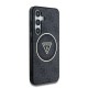 Husa Guess IML 4G Glitter Triangle Logo MagSafe pentru Samsung Galaxy S25+, Neagra (Bakr, GUHMS25MHG4PRTGK) by www.silkase.ro