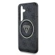 Husa Guess IML 4G Glitter Triangle Logo MagSafe pentru Samsung Galaxy S25+, Neagra (Bakr, GUHMS25MHG4PRTGK) by www.silkase.ro