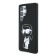 Husa Karl Lagerfeld Liquid Silicone Graffiti Ikonik MagSafe pentru Samsung Galaxy S25 Ultra, Neagra (Bakr, KLHMS25LPNYKGRTK) by www.silkase.ro
