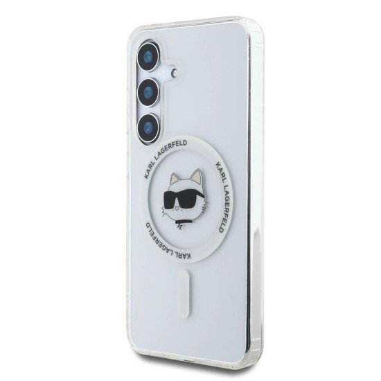 Husa Karl Lagerfeld IML Choupette Head MagSafe pentru Samsung Galaxy S25+, Transparenta Husa Karl Lagerfeld IML Choupette Head MagSafe pentru Samsung Galaxy S25+, Transparenta (Bakr, KLHMS25MHLSCHH) by www.silkase.ro