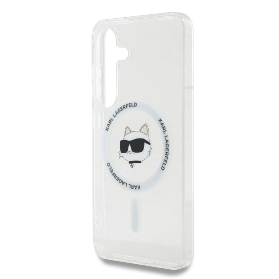 Husa Karl Lagerfeld IML Choupette Head MagSafe pentru Samsung Galaxy S25+, Transparenta Husa Karl Lagerfeld IML Choupette Head MagSafe pentru Samsung Galaxy S25+, Transparenta (Bakr, KLHMS25MHLSCHH) by www.silkase.ro