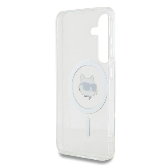 Husa Karl Lagerfeld IML Choupette Head MagSafe pentru Samsung Galaxy S25+, Transparenta Husa Karl Lagerfeld IML Choupette Head MagSafe pentru Samsung Galaxy S25+, Transparenta (Bakr, KLHMS25MHLSCHH) by www.silkase.ro