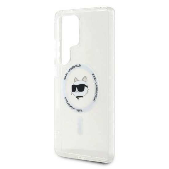 Husa Karl Lagerfeld IML Choupette Head MagSafe pentru Samsung Galaxy S25 Ultra, Transparenta Husa Karl Lagerfeld IML Choupette Head MagSafe pentru Samsung Galaxy S25 Ultra, Transparenta (Bakr, KLHMS25LHLSCHH) by www.silkase.ro