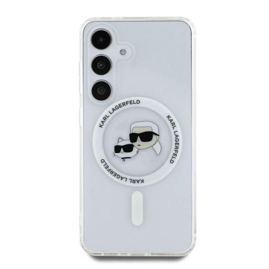 Husa Karl Lagerfeld IML K&CH Heads MagSafe pentru Samsung Galaxy S25, Transparenta Husa Karl Lagerfeld IML K&CH Heads MagSafe pentru Samsung Galaxy S25, Transparenta (Bakr, KLHMS25SHLSKCH) by www.silkase.ro