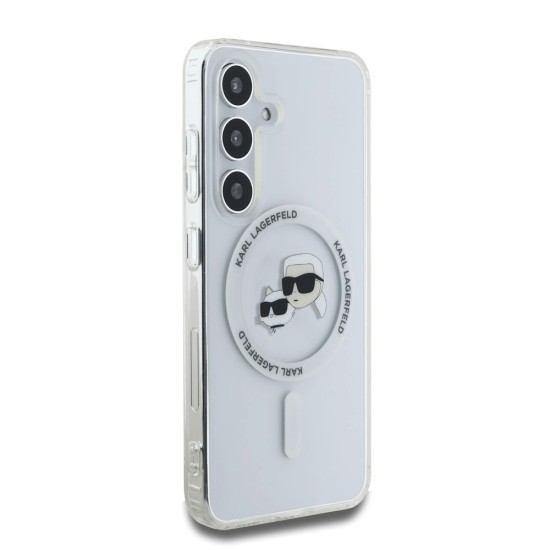Husa Karl Lagerfeld IML K&CH Heads MagSafe pentru Samsung Galaxy S25, Transparenta Husa Karl Lagerfeld IML K&CH Heads MagSafe pentru Samsung Galaxy S25, Transparenta (Bakr, KLHMS25SHLSKCH) by www.silkase.ro