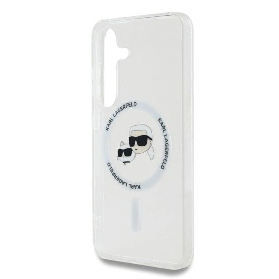 Husa Karl Lagerfeld IML K&CH Heads MagSafe pentru Samsung Galaxy S25, Transparenta Husa Karl Lagerfeld IML K&CH Heads MagSafe pentru Samsung Galaxy S25, Transparenta (Bakr, KLHMS25SHLSKCH) by www.silkase.ro