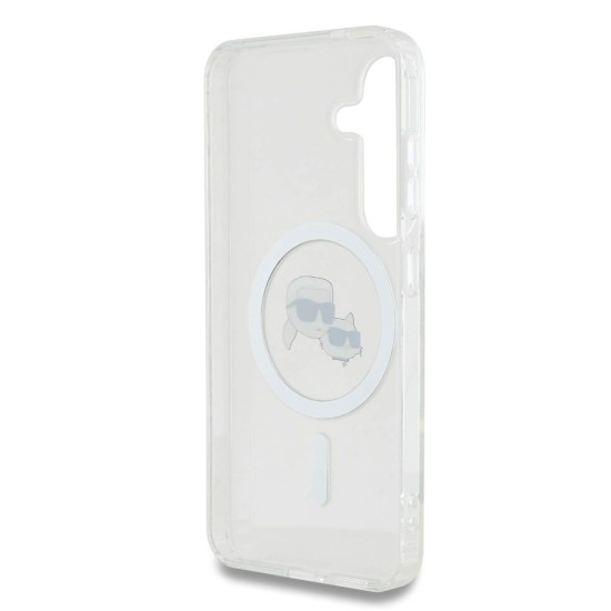 Husa Karl Lagerfeld IML K&CH Heads MagSafe pentru Samsung Galaxy S25, Transparenta Husa Karl Lagerfeld IML K&CH Heads MagSafe pentru Samsung Galaxy S25, Transparenta (Bakr, KLHMS25SHLSKCH) by www.silkase.ro