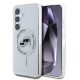 Husa Karl Lagerfeld IML K&CH Heads MagSafe pentru Samsung Galaxy S25+, Transparenta (Bakr, KLHMS25MHLSKCH) by www.silkase.ro