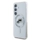 Husa Karl Lagerfeld IML K&CH Heads MagSafe pentru Samsung Galaxy S25+, Transparenta (Bakr, KLHMS25MHLSKCH) by www.silkase.ro