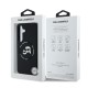 Husa Karl Lagerfeld Liquid Silicone K&CH Heads MagSafe pentru Samsung Galaxy S25, Neagra (Bakr, KLHMS25SSKCHTCK) by www.silkase.ro