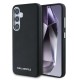 Husa Karl Lagerfeld PU Saffiano Metal Logo and Frame pentru Samsung Galaxy S25, Neagra (Bakr, KLHMS25SPSAFWMCK) by www.silkase.ro