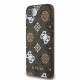 Husa Guess PU 4G Peony MagSafe pentru iPhone 16e, Maro (Bakr, GUHMPSE4P4PWPW) by www.silkase.ro