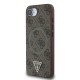 Husa Guess PU 4G Strass Triangle Logo MagSafe pentru iPhone 16e, Maro (Bakr, GUHMPSE4P4TDPW) by www.silkase.ro