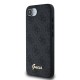 Husa Guess 4G Script Logo MagSafe pentru iPhone 16e, Neagra (Bakr, GUHMPSE4HG4SHK) by www.silkase.ro