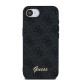 Husa Guess 4G Script Logo MagSafe pentru iPhone 16e, Neagra (Bakr, GUHMPSE4HG4SHK) by www.silkase.ro