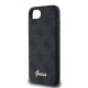Husa Guess 4G Script Logo MagSafe pentru iPhone 16e, Neagra (Bakr, GUHMPSE4HG4SHK) by www.silkase.ro