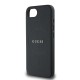 Husa Guess PU Grained Classic Logo MagSafe pentru iPhone 16e, Neagra (Bakr, GUHMPSE4PGHSMMK) by www.silkase.ro