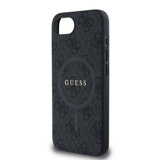 Husa Guess PU Leather 4G Colored Ring MagSafe pentru iPhone 16e, Neagra Husa Guess PU Leather 4G Colored Ring MagSafe pentru iPhone 16e, Neagra (Bakr, GUHMPSE4G4GFRK) by www.silkase.ro