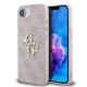 Husa Guess PU 4G Metal Logo pentru iPhone 16e, Roz (Bakr, GUHCPSE44GMGPI) by www.silkase.ro