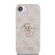 Husa Guess PU 4G Metal Logo pentru iPhone 16e, Roz (Bakr, GUHCPSE44GMGPI) by www.silkase.ro