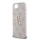 Husa Guess PU 4G Metal Logo pentru iPhone 16e, Roz (Bakr, GUHCPSE44GMGPI) by www.silkase.ro