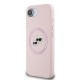 Husa Karl Lagerfeld Liquid Silicone K&CH Heads MagSafe pentru iPhone 16e, Roz Husa Karl Lagerfeld Liquid Silicone K&CH Heads MagSafe pentru iPhone 16e, Roz (Bakr, KLHMPSE4SKCHTCP) by www.silkase.ro