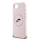 Husa Karl Lagerfeld Liquid Silicone K&CH Heads MagSafe pentru iPhone 16e, Roz Husa Karl Lagerfeld Liquid Silicone K&CH Heads MagSafe pentru iPhone 16e, Roz (Bakr, KLHMPSE4SKCHTCP) by www.silkase.ro