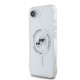 Husa Karl Lagerfeld IML K&CH Heads Metal Frame MagSafe pentru iPhone 16e, Transparenta (Bakr, KLHMPSE4HLSKCH) by www.silkase.ro