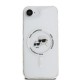 Husa Karl Lagerfeld IML K&CH Heads Metal Frame MagSafe pentru iPhone 16e, Transparenta (Bakr, KLHMPSE4HLSKCH) by www.silkase.ro