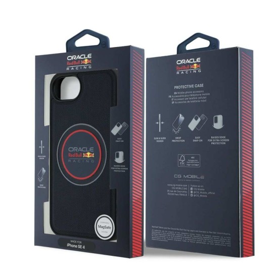 Husa Red Bull PC/TPU Red Ring MagSafe pentru iPhone 16e, Bleumarin Husa Red Bull PC/TPU Red Ring MagSafe pentru iPhone 16e, Bleumarin (Bakr, RBHMPSE424PUMEVR) by www.silkase.ro