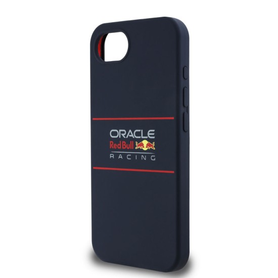 Husa Red Bull Silicone Horizontal Logo MagSafe pentru iPhone 16e, Bleumarin (Bakr, RBHMPSE424SIHSRV) by www.silkase.ro