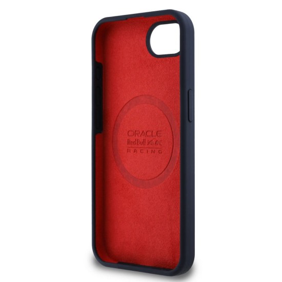 Husa Red Bull Silicone Horizontal Logo MagSafe pentru iPhone 16e, Bleumarin (Bakr, RBHMPSE424SIHSRV) by www.silkase.ro