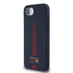 Husa Red Bull Silicone Powerbar MagSafe pentru iPhone 16e, Bleumarin