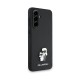 Husa Karl Lagerfeld PU Saffiano Metal Karl and Choupette pentru Samsung Galaxy A56, Neagra (Bakr, KLHCSA56PSAKCMPK) by www.silkase.ro