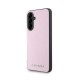 Husa Karl Lagerfeld PU Saffiano Metal Logo pentru Samsung Galaxy A56, Roz (Bakr, KLHCSA56PSAFWMCP) by www.silkase.ro