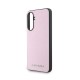 Husa Karl Lagerfeld PU Saffiano Metal Logo pentru Samsung Galaxy A56, Roz (Bakr, KLHCSA56PSAFWMCP) by www.silkase.ro