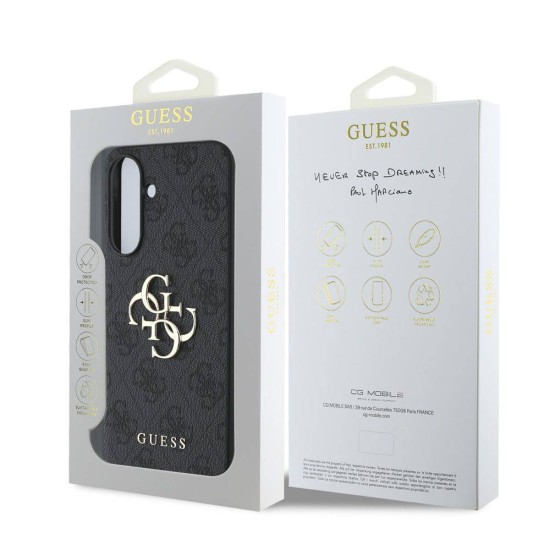 Husa Guess PU 4G Metal Logo pentru Samsung Galaxy A36, Gri Husa Guess PU 4G Metal Logo pentru Samsung Galaxy A36, Gri (Bakr, GUHCSA364GMGGR) by www.silkase.ro