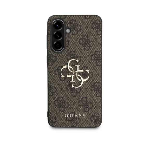Husa Guess PU 4G Metal Logo pentru Samsung Galaxy A56, Maro Husa Guess PU 4G Metal Logo pentru Samsung Galaxy A56, Maro (Bakr, GUHCSA564GMGBR) by www.silkase.ro