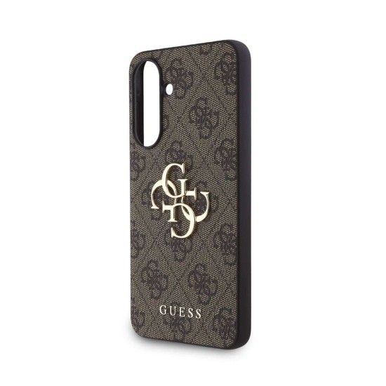Husa Guess PU 4G Metal Logo pentru Samsung Galaxy A56, Maro Husa Guess PU 4G Metal Logo pentru Samsung Galaxy A56, Maro (Bakr, GUHCSA564GMGBR) by www.silkase.ro