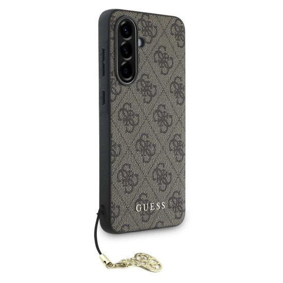 Husa Guess 4G Charm pentru Samsung Galaxy A56, Maro (Bakr, GUHCSA56GF4GBR) by www.silkase.ro