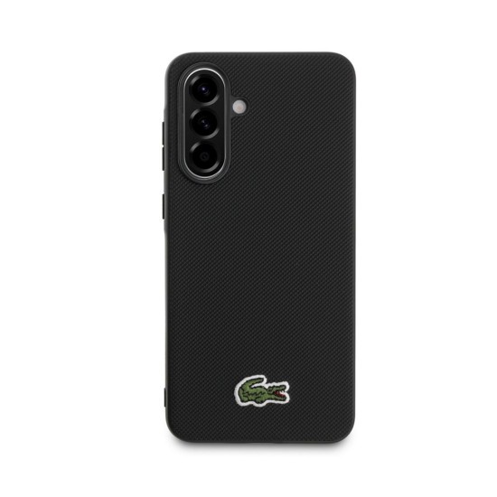 Husa Lacoste Iconic Petit Pique Woven Logo MagSafe pentru Samsung Galaxy A56, Neagra Husa Lacoste Iconic Petit Pique Woven Logo MagSafe pentru Samsung Galaxy A56, Neagra (Bakr, LCHCSA56PVCK) by www.silkase.ro