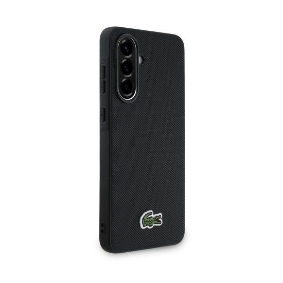 Husa Lacoste Iconic Petit Pique Woven Logo MagSafe pentru Samsung Galaxy A56, Neagra Husa Lacoste Iconic Petit Pique Woven Logo MagSafe pentru Samsung Galaxy A56, Neagra (Bakr, LCHCSA56PVCK) by www.silkase.ro