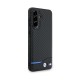 Husa BMW M PU Carbon pentru Samsung Galaxy A56, Neagră (Blue Line) (Bakr, BMHCSA5622NBCK) by www.silkase.ro