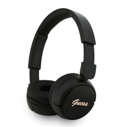 Căști Wireless Over-Ear Guess Script Metal Logo, Negre