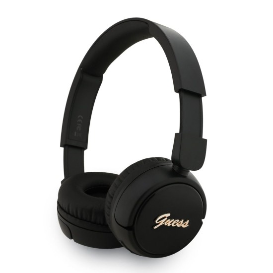 Căști Wireless Over-Ear Guess Script Metal Logo, Negre Căști Wireless Over-Ear Guess Script Metal Logo, Negre (Bakr, GUBHV6SCK) by www.silkase.ro