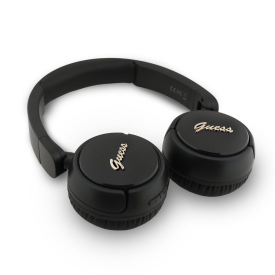 Căști Wireless Over-Ear Guess Script Metal Logo, Negre Căști Wireless Over-Ear Guess Script Metal Logo, Negre (Bakr, GUBHV6SCK) by www.silkase.ro