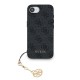 Husa Guess 4G Charm (Tone on Tone) pentru iPhone 16e, Gri (Bakr, GUHCPSE4GF4GCK) by www.silkase.ro