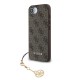 Husa Guess 4G Charm (Tone on Tone) pentru iPhone 16e, Maro (Bakr, GUHCPSE4GF4GCW) by www.silkase.ro